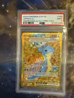 Lapras ex 164 Sv: Scarlet & Violet Promo Cards Holo graded PSA 9 - Image 1