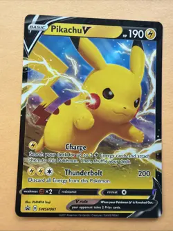 Pikachu V SWSH061 SWSH: Sword & Shield Promo Cards Holo - Image 1