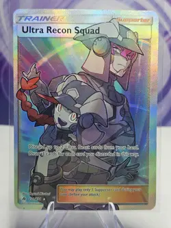 Ultra Recon Squad Full Art 131/131 Sm Forbidden Light Holo Pokemon Card HP DMG - Image 1