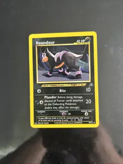 Pokemon TCG Houndour Neo Discovery 1st Edition Uncommon Card 39/75 NM - Image 1