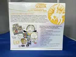 Pokemon Trading Card Game Sword & Shield Brilliant Stars Pokemon Center ETB 820650850066 - Image 3