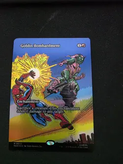 Goblin Bombardment - MAR - 23 - Borderless - Foil - NM - MTG - Image 1