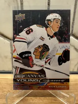 NICK LARDIS 2025-26 Upper Deck Extended YOUNG GUNS Canvas #C-389 Rookie RC - Image 1