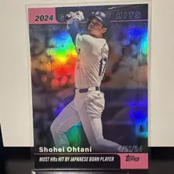 2025 Topps Series One Shohei Ohtani #GH-8 Pink Foil Parallel Los Angeles Dodgers - Image 1