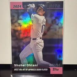 2025 Topps Series One Shohei Ohtani #GH-8 Pink Foil Parallel Los Angeles Dodgers - Image 2