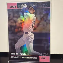 2025 Topps Series One Shohei Ohtani #GH-8 Pink Foil Parallel Los Angeles Dodgers - Image 4
