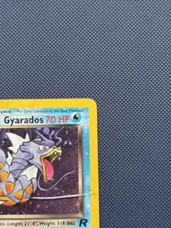 Dark Gyarados 8/82 Team Rocket Holo Unlimited Pokemon TCG Card - Heavy Play - Image 3