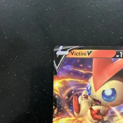Victini V - Sword & Shield Base Set 025/202 - Holo Ultra Rare Pokemon Card NM - Image 2