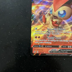 Victini V - Sword & Shield Base Set 025/202 - Holo Ultra Rare Pokemon Card NM - Image 4