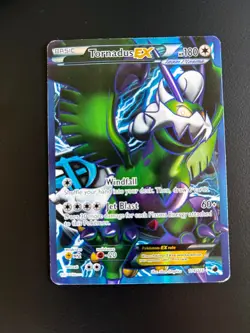 Tornadus EX 114/116 Full Art Plasma Freeze, Pokemon TCG - Ultra Rare 2013, LP-MP - Image 3