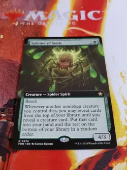 Mtg. Spinner of Souls. Borderless. Foundations. Pack Fresh - Image 1