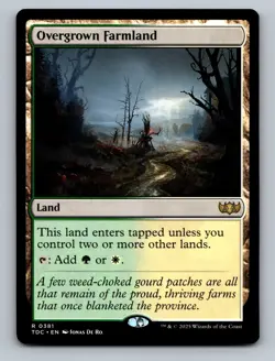 Overgrown Farmland R Commander: Tarkir: Dragonstorm 381 NM - Image 1