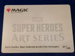 MTG Marvel Super Heroes Art Series Black Panther, Hope Enduring 27/45 EN 2026 - Image 2