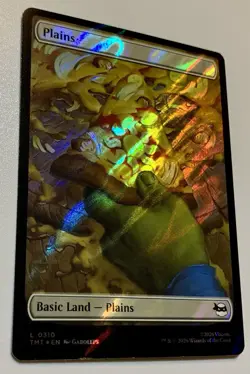 PIZZA LANDS SET ** 1 SURGE FOIL PLAINS ** 14 FOILS ** MAGIC THE GATHERING TMNT - Image 1
