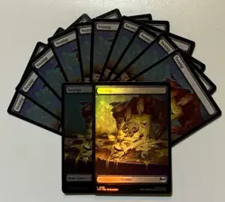 PIZZA LANDS SET ** 1 SURGE FOIL PLAINS ** 14 FOILS ** MAGIC THE GATHERING TMNT - Image 5