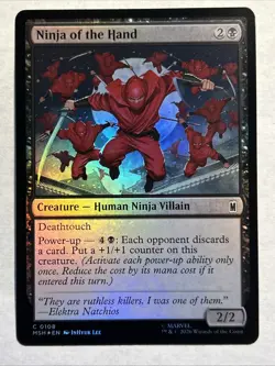 Ninja of the Hand Marvel Super Heroes Foil - Image 1