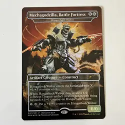 Mechagodzilla, Battle Fortress Hangarback Walker Welcome Back Promo MTG Foil - Image 1