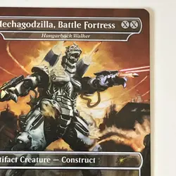Mechagodzilla, Battle Fortress Hangarback Walker Welcome Back Promo MTG Foil - Image 3