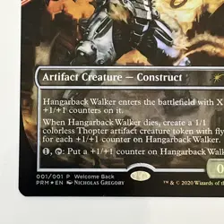 Mechagodzilla, Battle Fortress Hangarback Walker Welcome Back Promo MTG Foil - Image 4