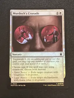 MTG Marvel Super Heroes Murdock's Crusade Foil 0024 - Image 1