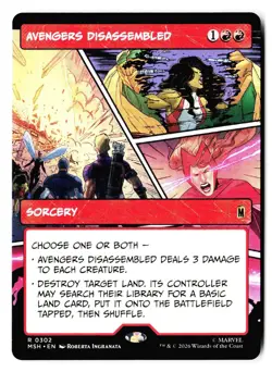 Avengers Disassembled (Borderless) 302 Marvel Super Heroes Magic: The Gathering - Image 1
