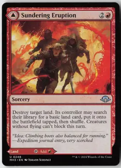 Sundering Eruption // Volcanic Fissure (248) Normal - Modern Horizons 3 (MH3) NM - Image 1