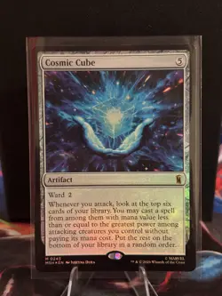 Magic the gathering marvel super heroes Cosmic Cube M 0245 Near Mint Holofoil - Image 1