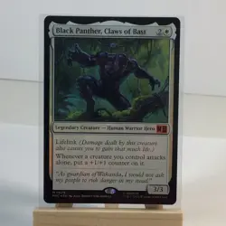 Black Panther, Claws of Bast #0829 (Foil) MTG Commander Marvel Super Heroes - NM - Image 2
