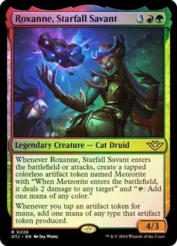 Foil Roxanne, Starfall Savant [Outlaws of Thunder Junction] MTG - Image 1