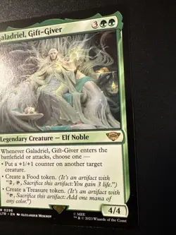 Magic the Gathering Lord of the Rings Galadriel, Gift Giver M/NM - Image 3