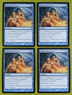 Shared Discovery x4 Rise of the Eldrazi 4x Playset Magic the Gathering MTG - Image 1