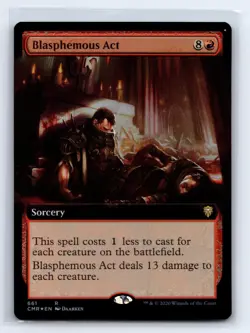 Blasphemous Act (Extended Art) 661 Commander LegendsMTG Foil LP - Image 1