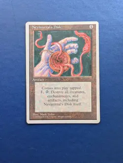 MTG Nevinyrral's Disk: 4th Edition – VG-EX - Image 1
