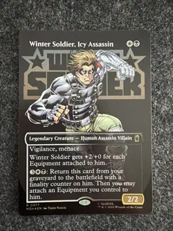 Winter Soldier, Icy Assassin 377 (Borderless) Marvel Super Heroes Foil - Image 1