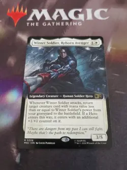 Mtg. Winter Soldier, Reborn Avenger. Extended Art. Marvel Super Heroes. Nm - Image 1