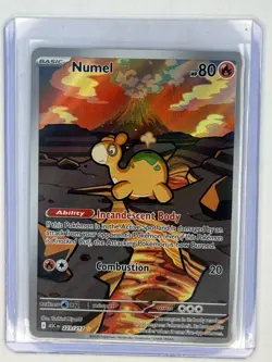 Pokemon TCG Numel 223/217 ME Ascended Heroes Illustration Rare IR Holo NM - Image 1