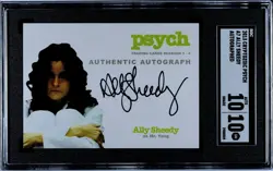 2013 Psych Seasons 1-4 Autograph A7 Ally Sheedy As Mr. Yang SP SGC 10 Auto 10 - Image 1