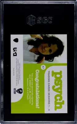 2013 Psych Seasons 1-4 Autograph A7 Ally Sheedy As Mr. Yang SP SGC 10 Auto 10 - Image 3