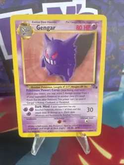 Pokemon Gengar TCG 20/62 Fossil Non-Holo Rare Unlimited WOTC 1999 HP - Image 1