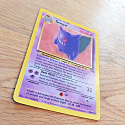 Pokemon TCG Gengar Fossil 1999 WOTC Rare Non-Holo Card 20/62 Vintage LP+! - Image 3