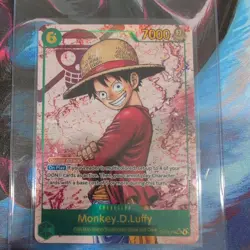 Monkey D Luffy OP13-118 SEC RED Alt Art One Piece Carrying On His Will English - Image 1