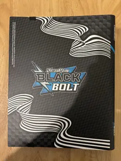 Pokemon TCG Black Bolt & White Flare Bundle (2 Binders, 1 Poster) - New - Image 3