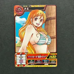S7863 Nami TW1-09 Japanese One Piece Treasure World Berry Match Carddass J2 - Image 1