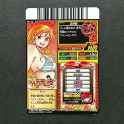 S7863 Nami TW1-09 Japanese One Piece Treasure World Berry Match Carddass J2 - Image 2