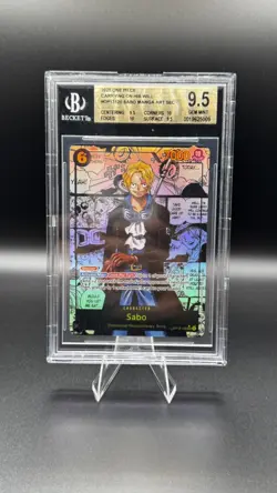 2025 One Piece Op13-Carrying On His Will Sabo Manga Alternate Art BGS 9.5 - Image 1