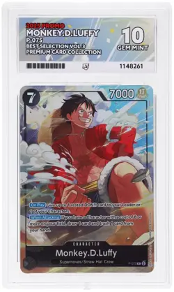 Monkey D. Luffy 2025 Best Selection Vol 3 Promo P-075 One Piece (EN) ACE 10 - Image 1
