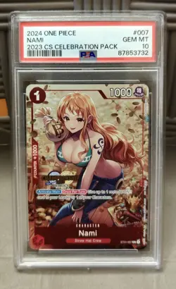 2024 ONE PIECE CHAMPIONSHIP 2023 CELEBRATION PACK #007 NAMI ST01-007 PSA 10 - Image 4
