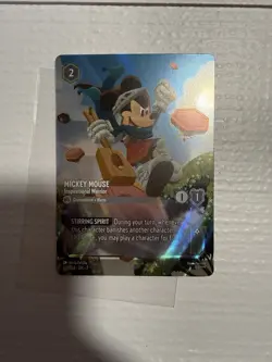Disney Lorcana Mickey Mouse Inspirational Warrior Enchanted 221/204 - Image 1