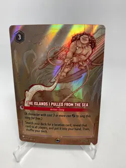 Disney Lorcana The Islands I Pulled From The Sea 216/204 Maui Enchanted - Image 1