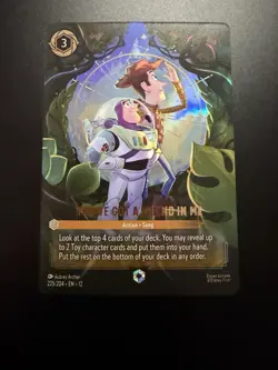 Disney Lorcana You've Got a Friend in Me Enchanted Foil 225/204 EN Buzz Woody - Image 3